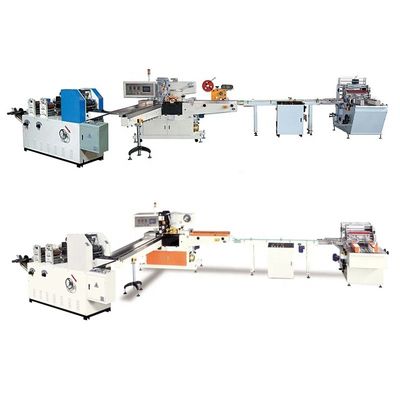 380V/50Hz stroomtoevoer Gezichtsweefsel maken machine met en lamineersysteem