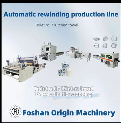 Automatische productielijn voor toiletpapier / keukenrollen Jrt Maxi Rewindmachines