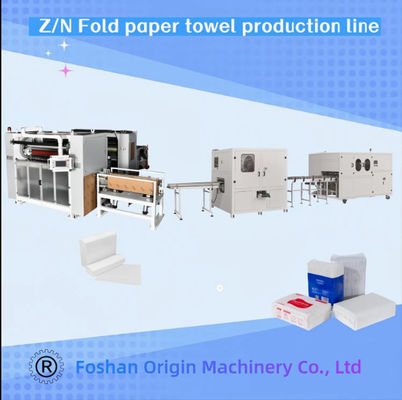 Z/N Fold handdoekmachine met lijm laminatie Keuken handdoek Rewinder