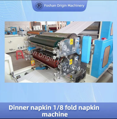 Hoogwaardige Diner Papieren Servettenmachine Voor Tissue-industrieën 1/8 Gevouwen