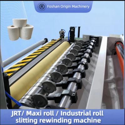 JRT Industrial Roll Rewinding Line met On Line Slitters voor zachte en absorberende weefselproducten