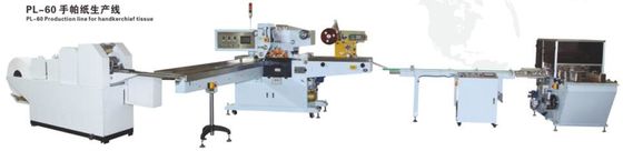 7.5Kw Enige de Productielijn van het zakpapieren zakdoekje en Bundelverpakking