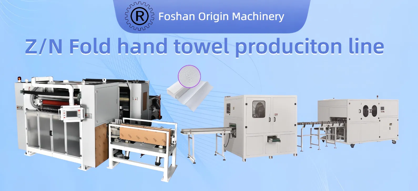 Z/N Fold handdoekmachine met lijm laminatie Keuken handdoek Rewinder 0