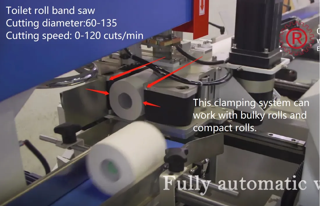 Toiletpapier Keukenpapier Automatische Bandzaag Snijmachine 2