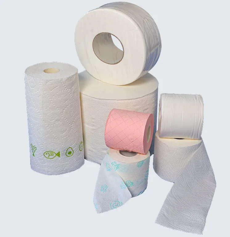 Toiletrol Keukenhanddoek Maxi Roll Meerdere gewalste weefselproductielijn Machine Rewinding Cutting Packing 1