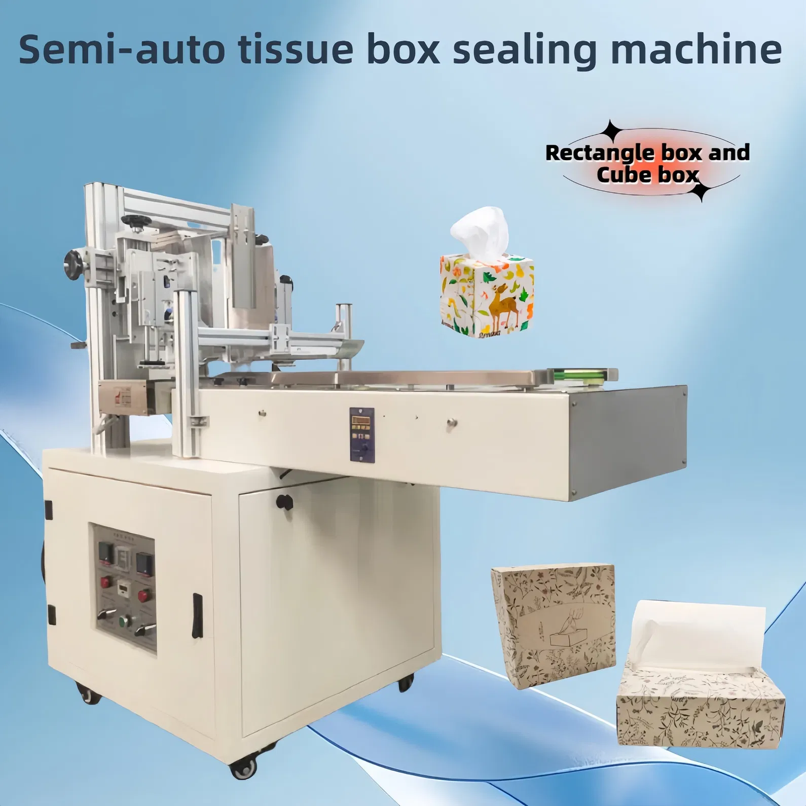 Houtpulp Grondstof Vloeipapier Productielijn met Staal-op-Staal Embossing Apparaat en Verpakkingsmachine 3